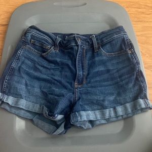 Hollister high waisted jean shorts
